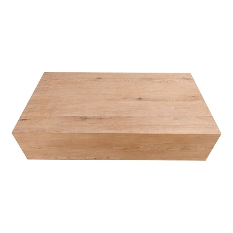 Tavolino rettangolare Aurelle Home in rovere rustico
