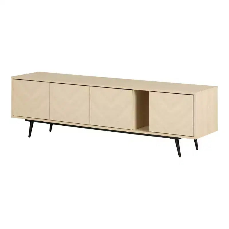 South Shore Oxford TV Stand for TVs up to 75" with Doors