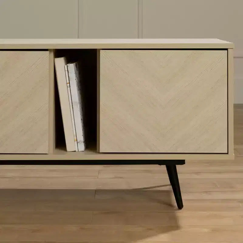 South Shore Oxford TV Stand for TVs up to 75" with Doors