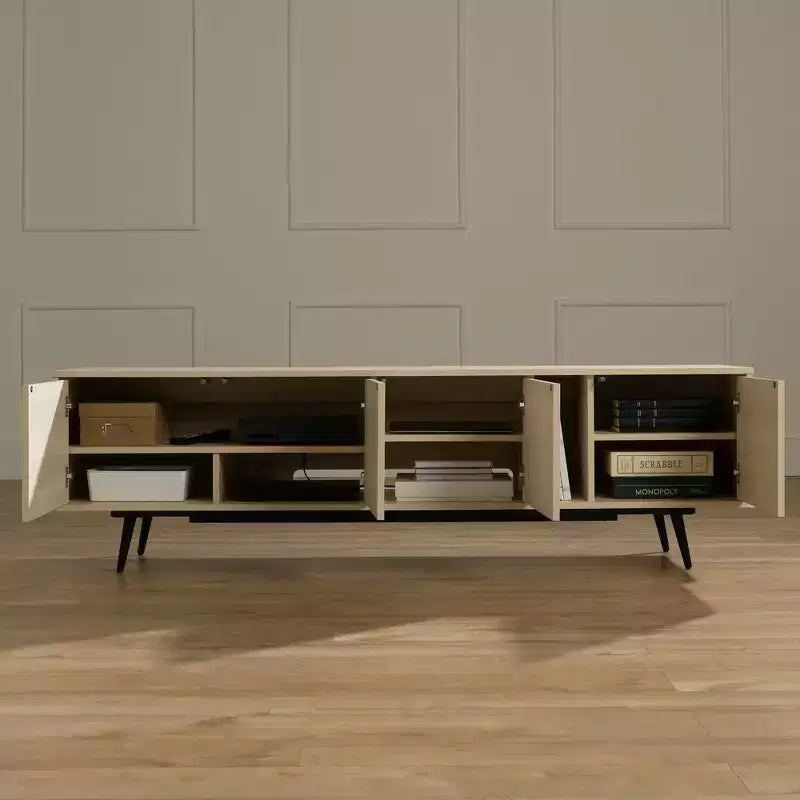 South Shore Oxford TV Stand for TVs up to 75" with Doors