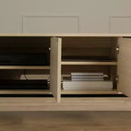 South Shore Oxford TV Stand for TVs up to 75" with Doors