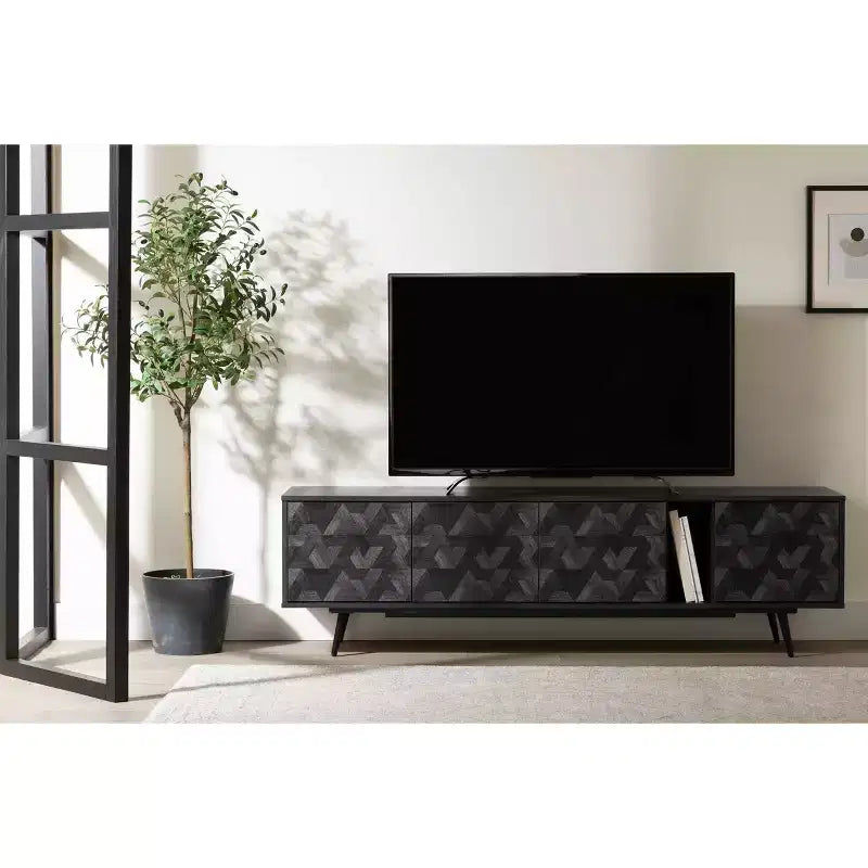 South Shore Oxford TV Stand for TVs up to 75" with Doors