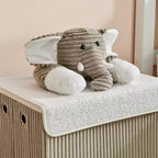 Danya B. Collapsible Folding Corduroy Kids' Laundry Hamper Toy Storage