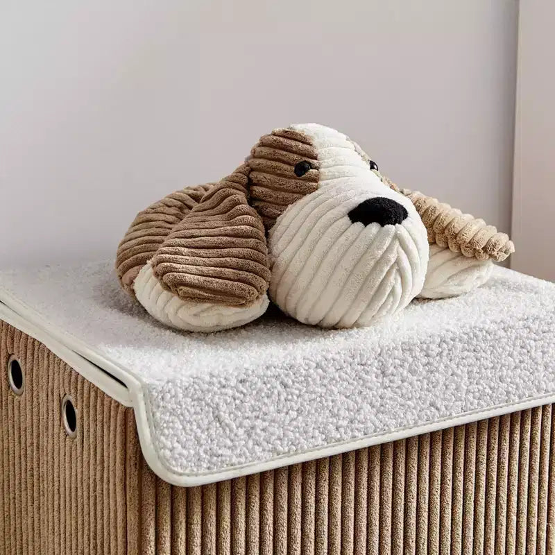Danya B. Collapsible Folding Corduroy Kids' Laundry Hamper Toy Storage