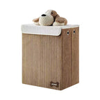 Danya B. Collapsible Folding Corduroy Kids' Laundry Hamper Toy Storage