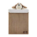 Danya B. Collapsible Folding Corduroy Kids' Laundry Hamper Toy Storage