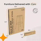 Hampden Furnishings 32-39" Felix Collection Steel Stool
