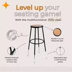 Hampden Furnishings 32-39" Felix Collection Steel Stool