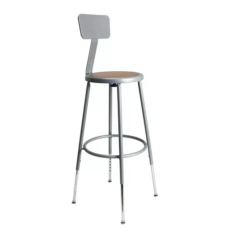 Hampden Furnishings 25-33" Felix Collection Steel Counter Height Barstool with Backrest