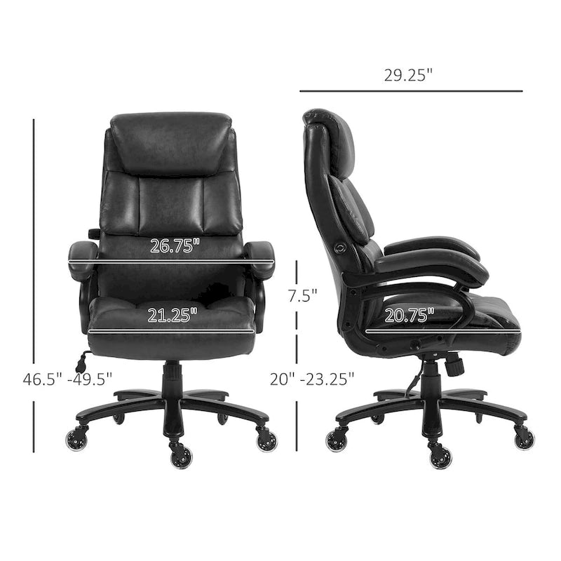 Sedia da ufficio Vinsetto in pelle PU