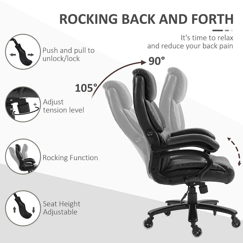 Vinsetto PU Leather Office Chair