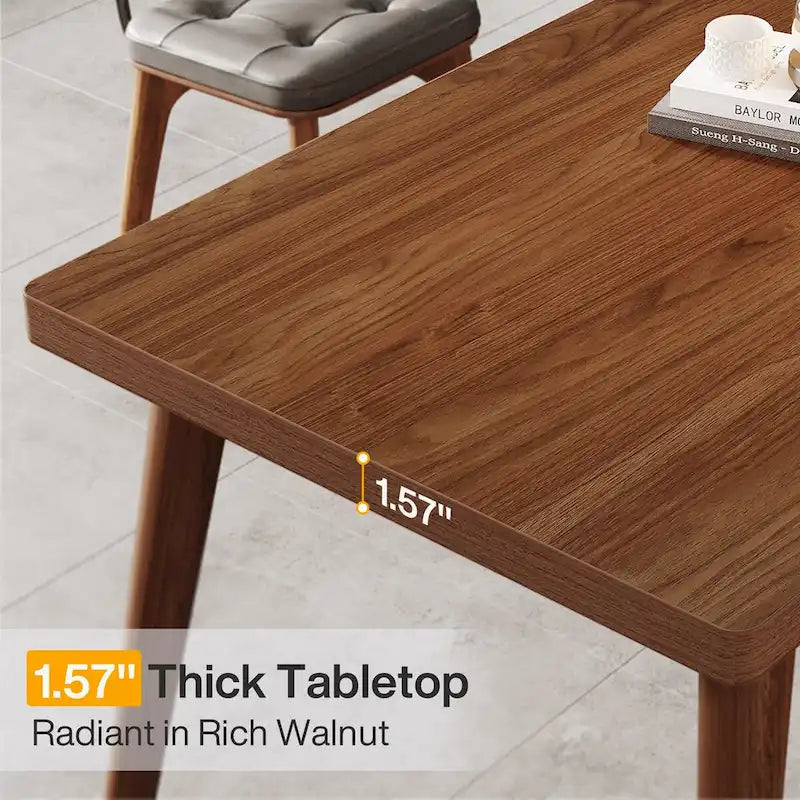 Scrivania in legno per 2 persone extra lunga da 199,9 cm con gambe in metallo