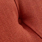 Poltrona moderna accent con bottoni capitonné
