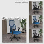Sedia da ufficio Glen Mid-Back con altezza regolabile, girevole e inclinabile di LeisureMod