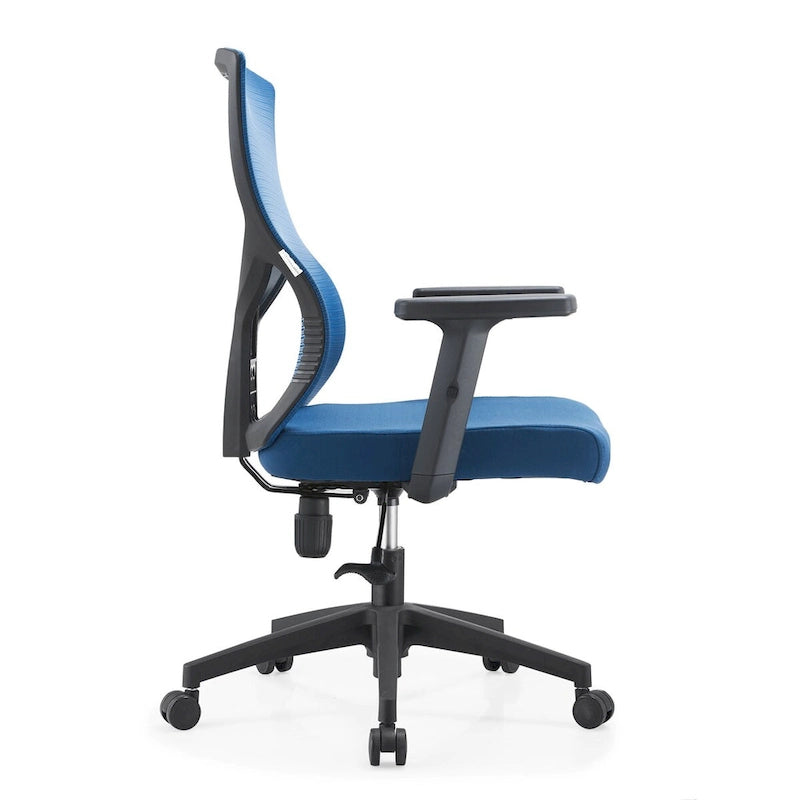 Sedia da ufficio Glen Mid-Back con altezza regolabile, girevole e inclinabile di LeisureMod