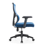 Sedia da ufficio Glen Mid-Back con altezza regolabile, girevole e inclinabile di LeisureMod