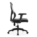 Sedia da ufficio Glen Mid-Back con altezza regolabile, girevole e inclinabile di LeisureMod