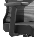 Sedia da ufficio Glen Mid-Back con altezza regolabile, girevole e inclinabile di LeisureMod