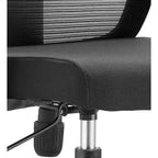 Sedia da ufficio Glen Mid-Back con altezza regolabile, girevole e inclinabile di LeisureMod