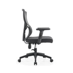Sedia da ufficio Glen Mid-Back con altezza regolabile, girevole e inclinabile di LeisureMod