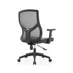 Sedia da ufficio Glen Mid-Back con altezza regolabile, girevole e inclinabile di LeisureMod