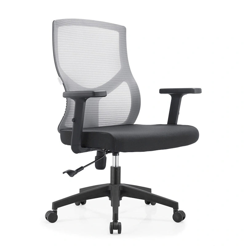 Sedia da ufficio Glen Mid-Back con altezza regolabile, girevole e inclinabile di LeisureMod
