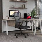 Sedia da ufficio Glen Mid-Back con altezza regolabile, girevole e inclinabile di LeisureMod