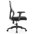 Sedia da ufficio Glen Mid-Back con altezza regolabile, girevole e inclinabile di LeisureMod
