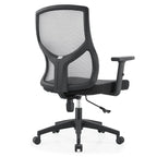 Sedia da ufficio Glen Mid-Back con altezza regolabile, girevole e inclinabile di LeisureMod