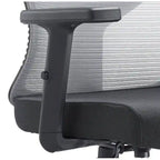Sedia da ufficio Glen Mid-Back con altezza regolabile, girevole e inclinabile di LeisureMod