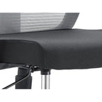 Sedia da ufficio Glen Mid-Back con altezza regolabile, girevole e inclinabile di LeisureMod