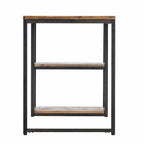 Scrivania Nera in Legno Riciclato