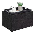 Poggiapiedi contenitore con vassoio reversibile Breighton Home Designs4Comfort