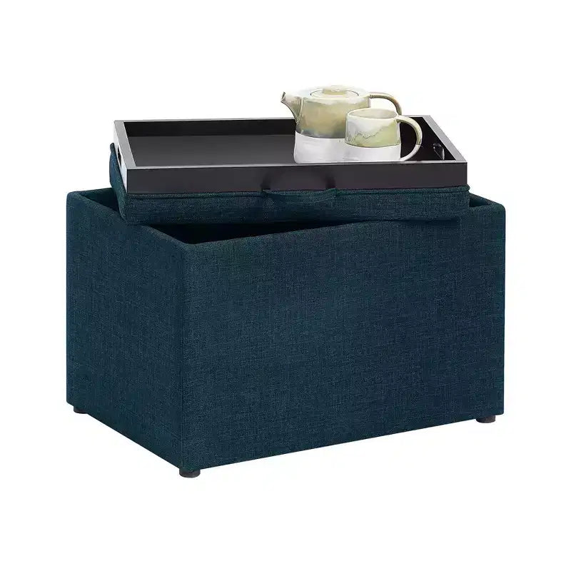 Poggiapiedi contenitore con vassoio reversibile Breighton Home Designs4Comfort