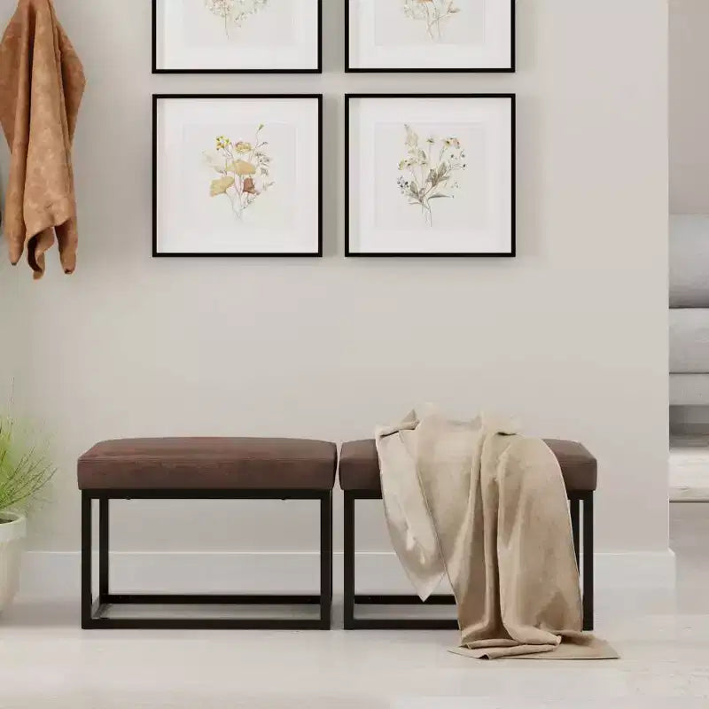 WyndenHall 26 Kerwood Contemporary Rectangle Bench