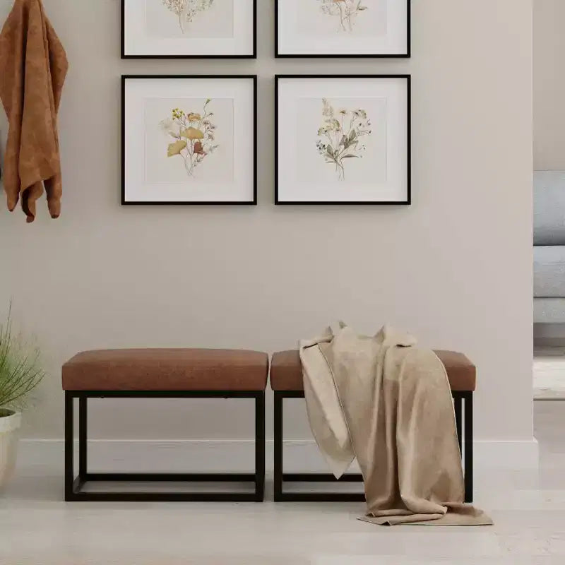 WyndenHall 26 Kerwood Contemporary Rectangle Bench