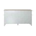Chesapeake Wirebrushed Antique White Credenza - Width 56 x Depth 21 x Height 30