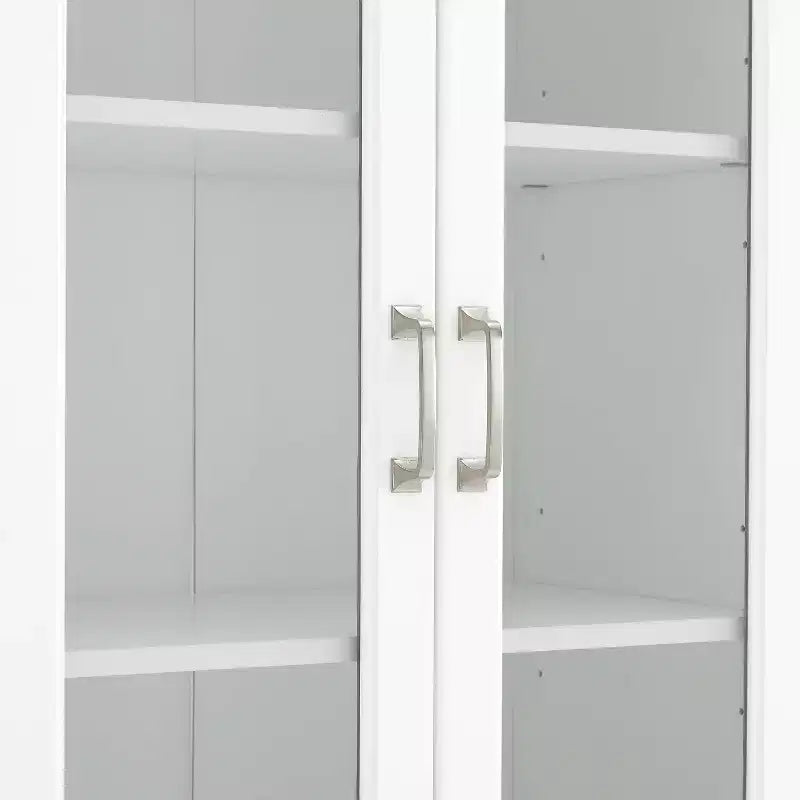 Crosley 78 Stanton Glass Door Kitchen Storage Pantry Cabinet