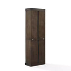 Crosley 78 Stanton Glass Door Kitchen Storage Pantry Cabinet