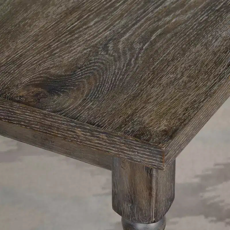 Buylateral 47.25 Burntwood Wide Dining Bench Light