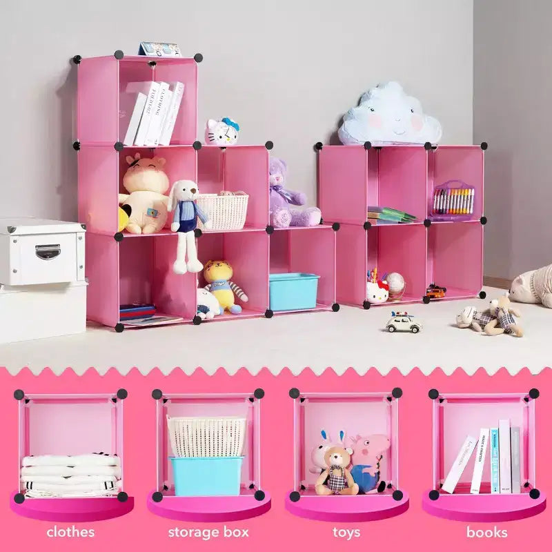 Mount-It! Contenitore per vestiti/giocattoli portatile per bambini