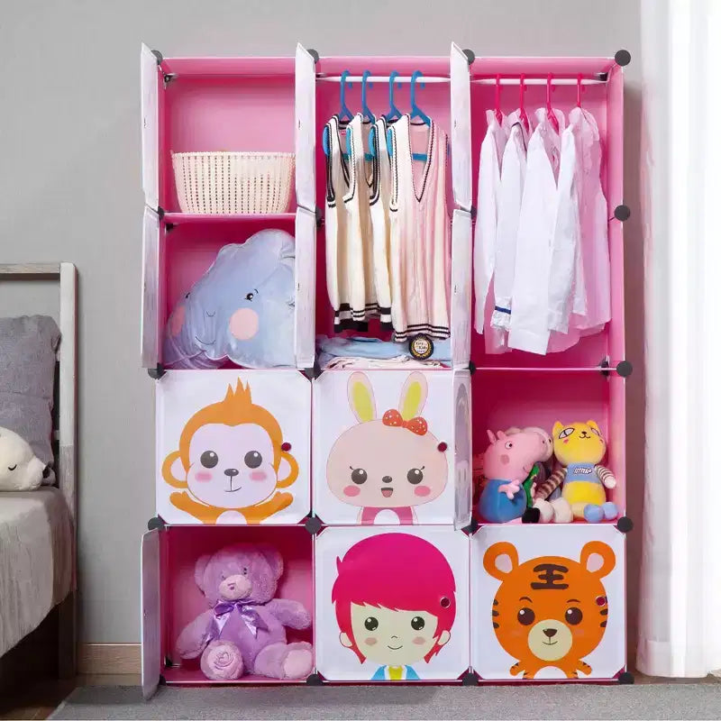 Mount-It! Contenitore per vestiti/giocattoli portatile per bambini