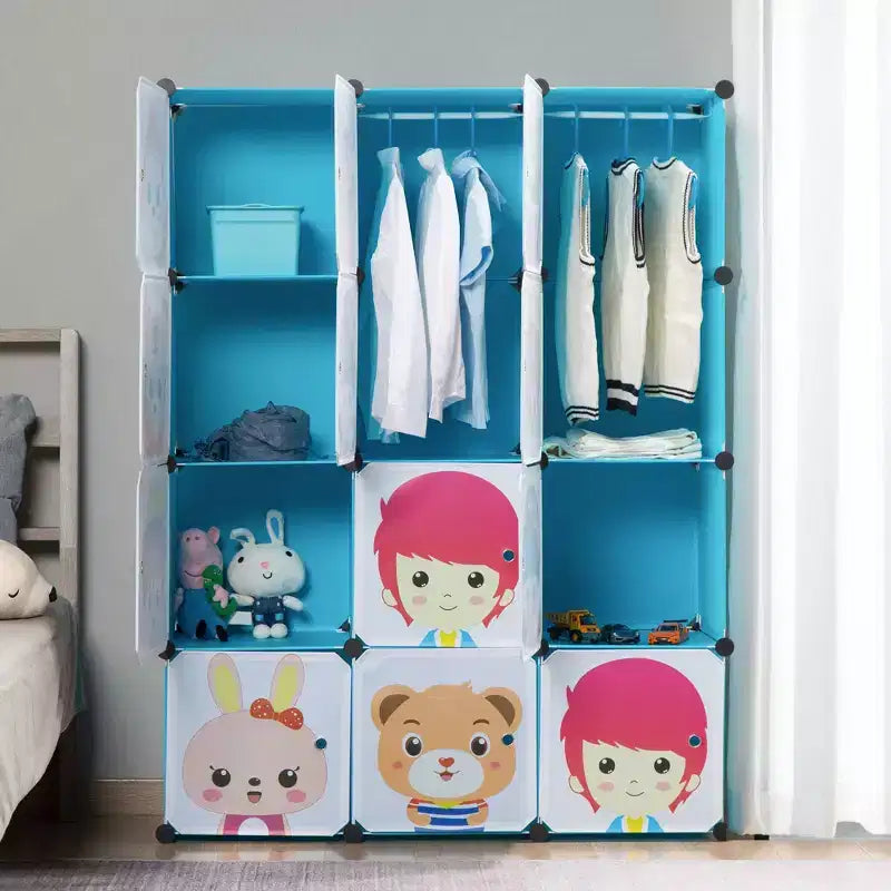 Mount-It! Contenitore per vestiti/giocattoli portatile per bambini