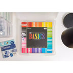 IRIS 5 Drawers Scrapbook Plastic Rolling Storage Cart with Organizer Top with Casters