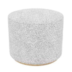 Pouf HomePop Cloud con base in legno