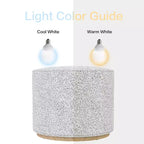 Pouf HomePop Cloud con base in legno