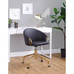 Sedia da lavoro Claire e Glam LumiSource