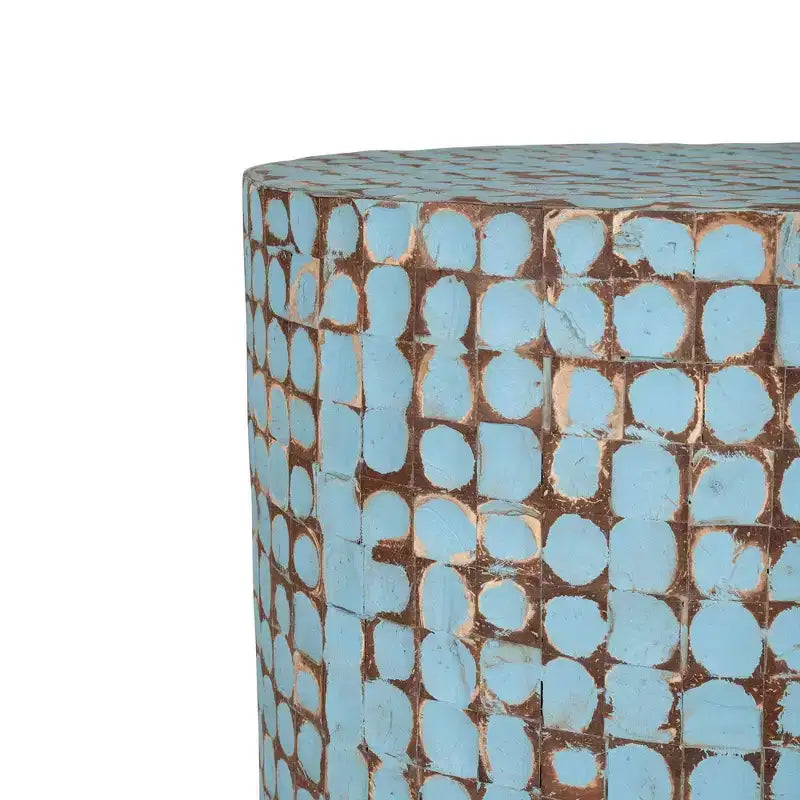 East at Main 25.78" New Hampton Round End Table Coconut Shell