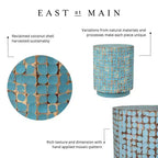 East at Main 25.78" New Hampton Round End Table Coconut Shell