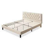 Zinus Upholstered Platform Bed Frame No Box Spring